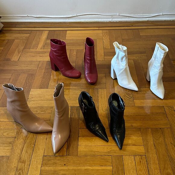 Aldo Stessy Snake Print Embossed Black White Size 11 Brazil Leather Lining - Picture 9 of 10